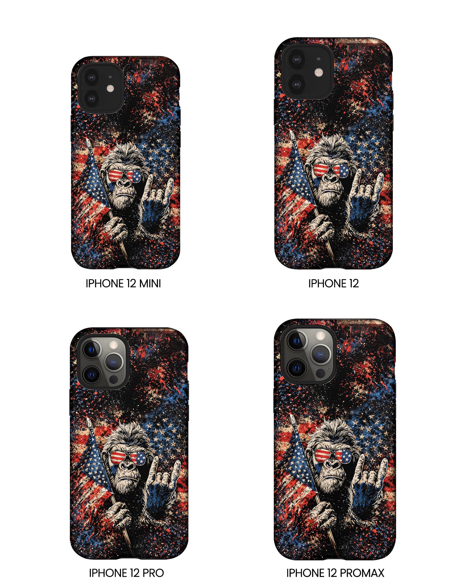 BIGFOOT GRUNGE STARS AND STRIPES  PHONE CASE  - TLHG0805265