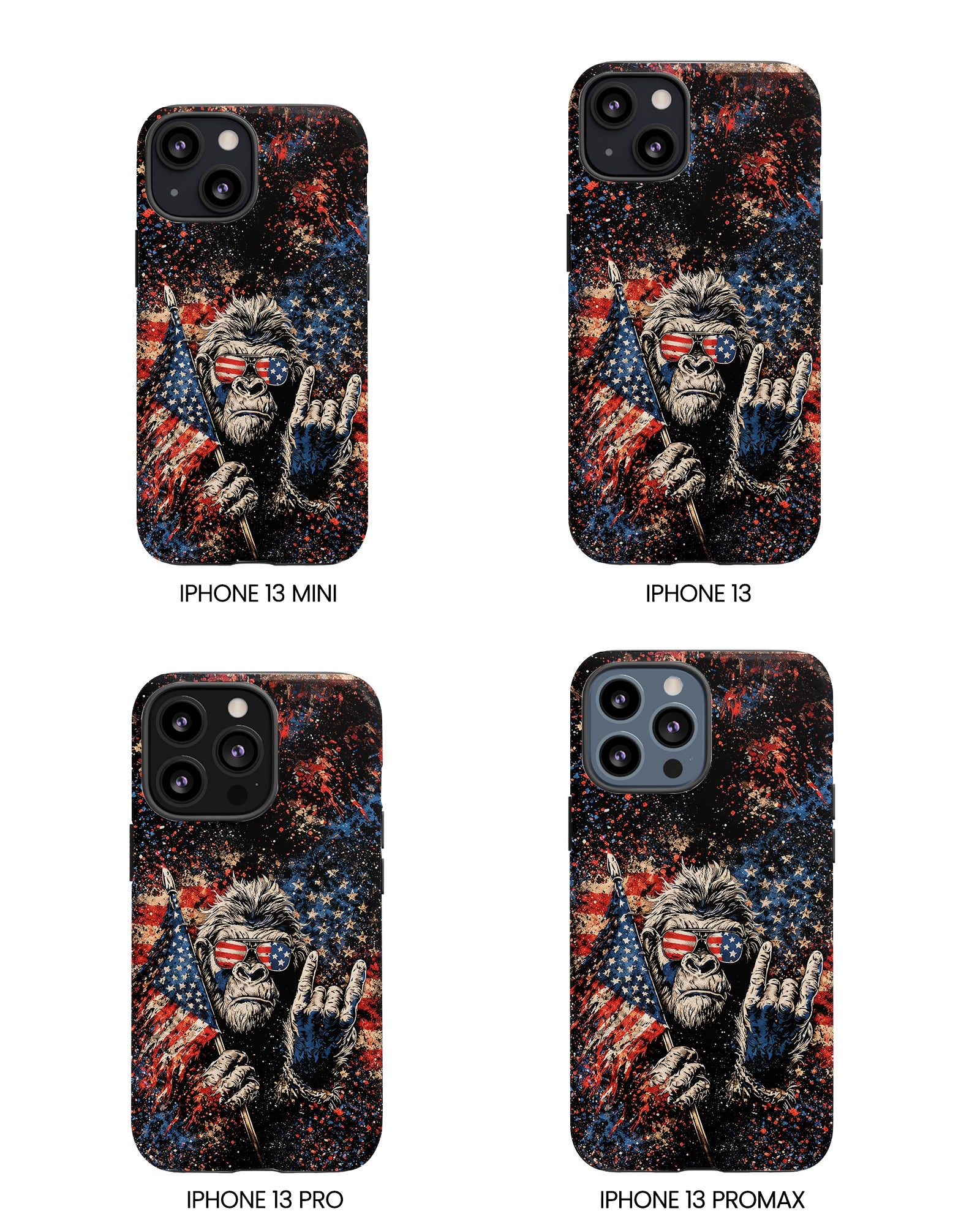 BIGFOOT GRUNGE STARS AND STRIPES  PHONE CASE  - TLHG0805265