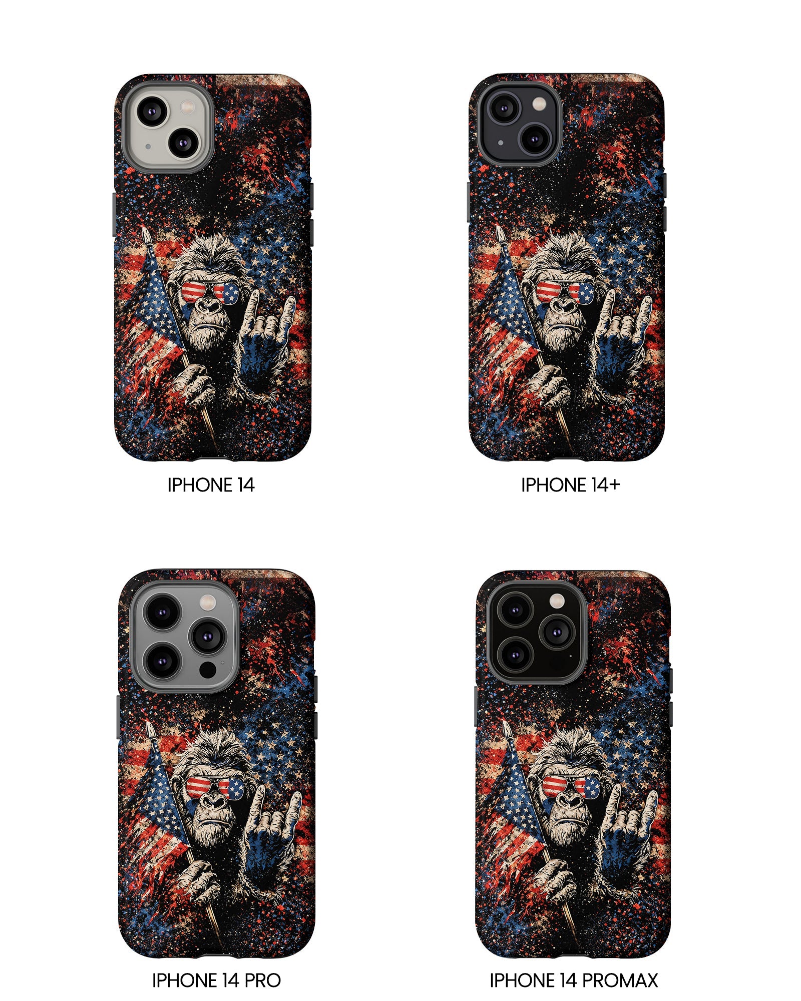 BIGFOOT GRUNGE STARS AND STRIPES  PHONE CASE  - TLHG0805265