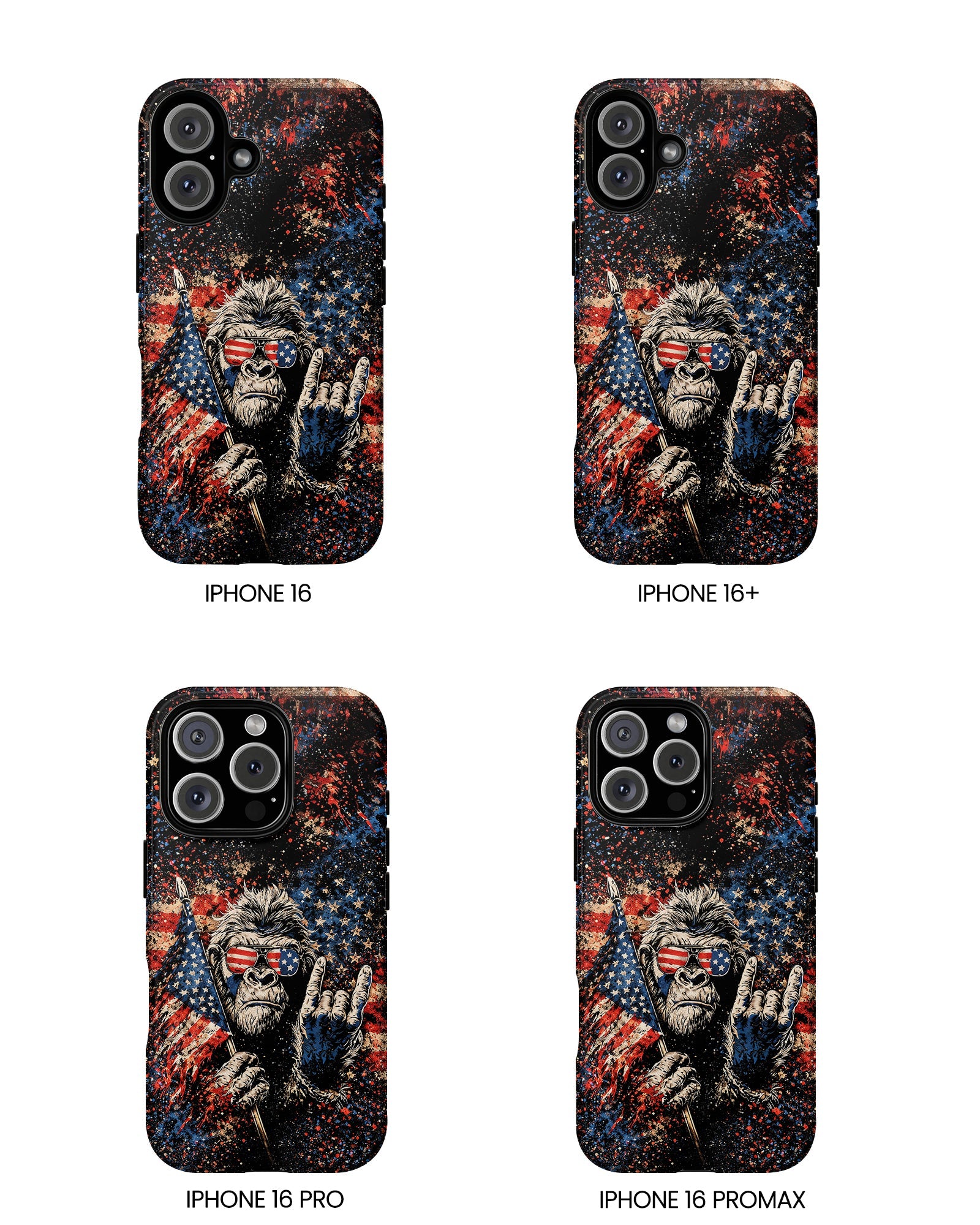 BIGFOOT GRUNGE STARS AND STRIPES  PHONE CASE  - TLHG0805265