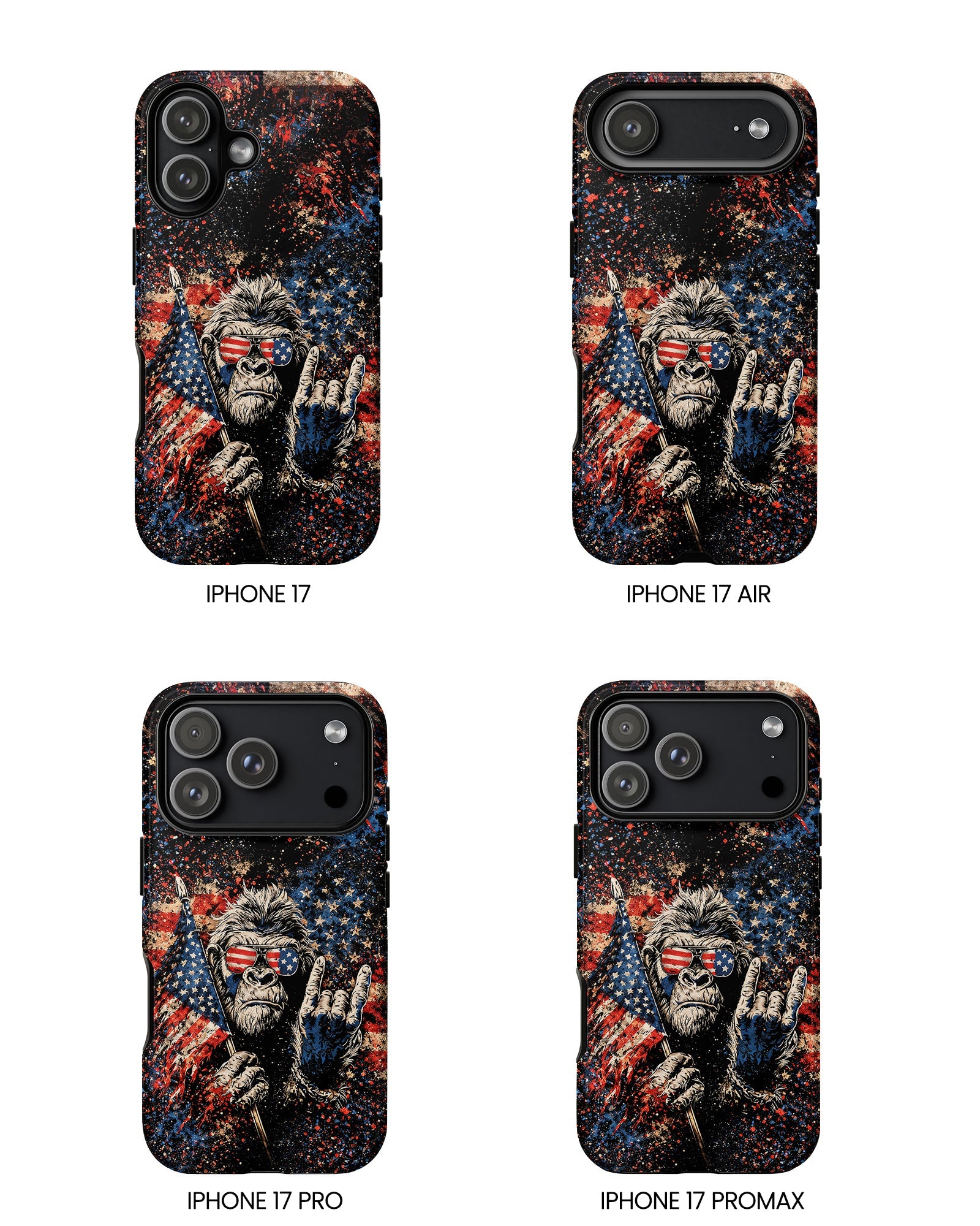 BIGFOOT GRUNGE STARS AND STRIPES  PHONE CASE  - TLHG0805265