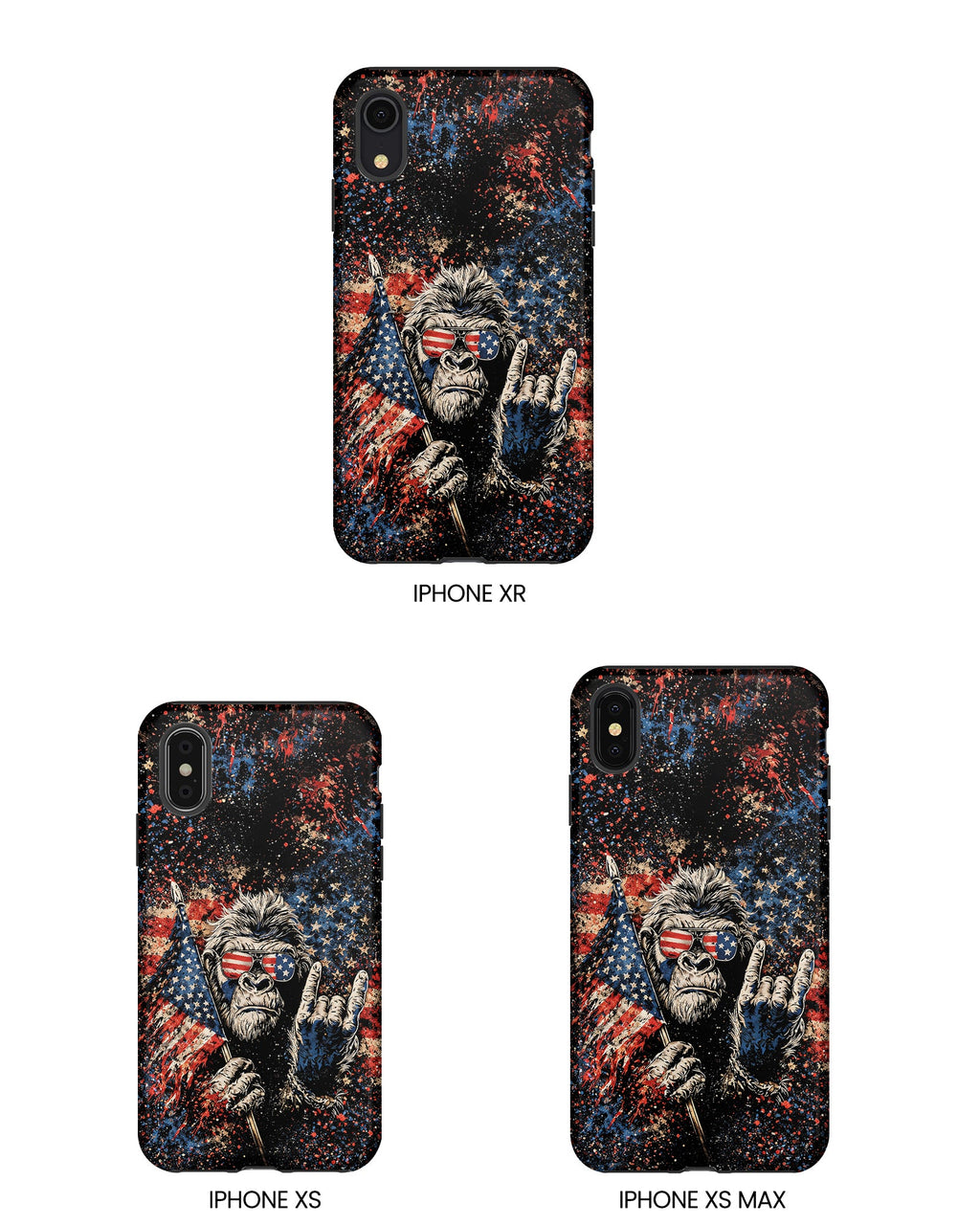 BIGFOOT GRUNGE STARS AND STRIPES  PHONE CASE  - TLHG0805265