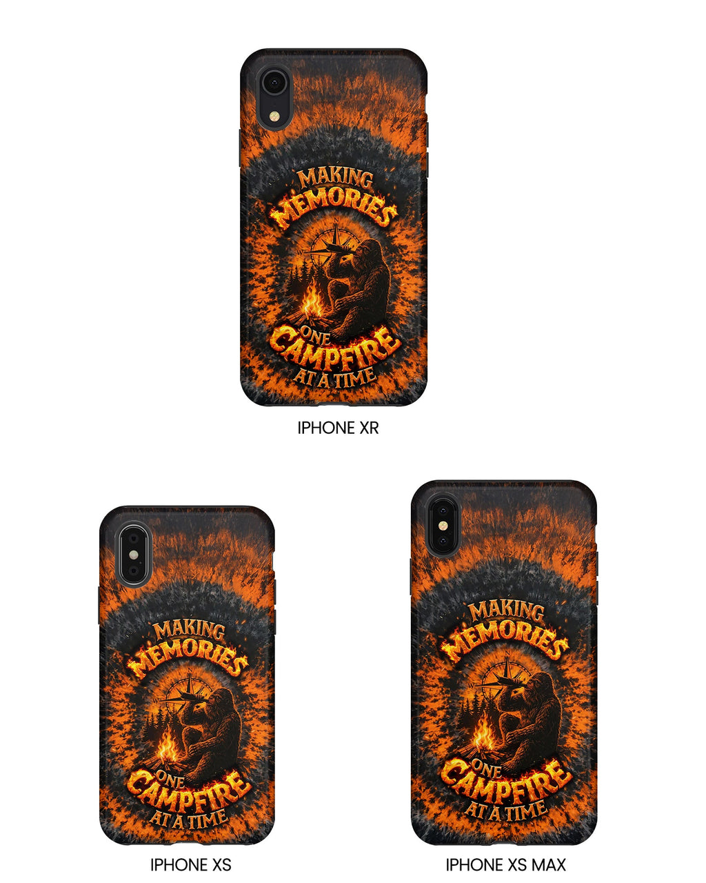 MAKING MEMORIES ONE CAMPFIRE AT A TIME BIGFOOT SWIRL PHONE CASE - TLNT1804262