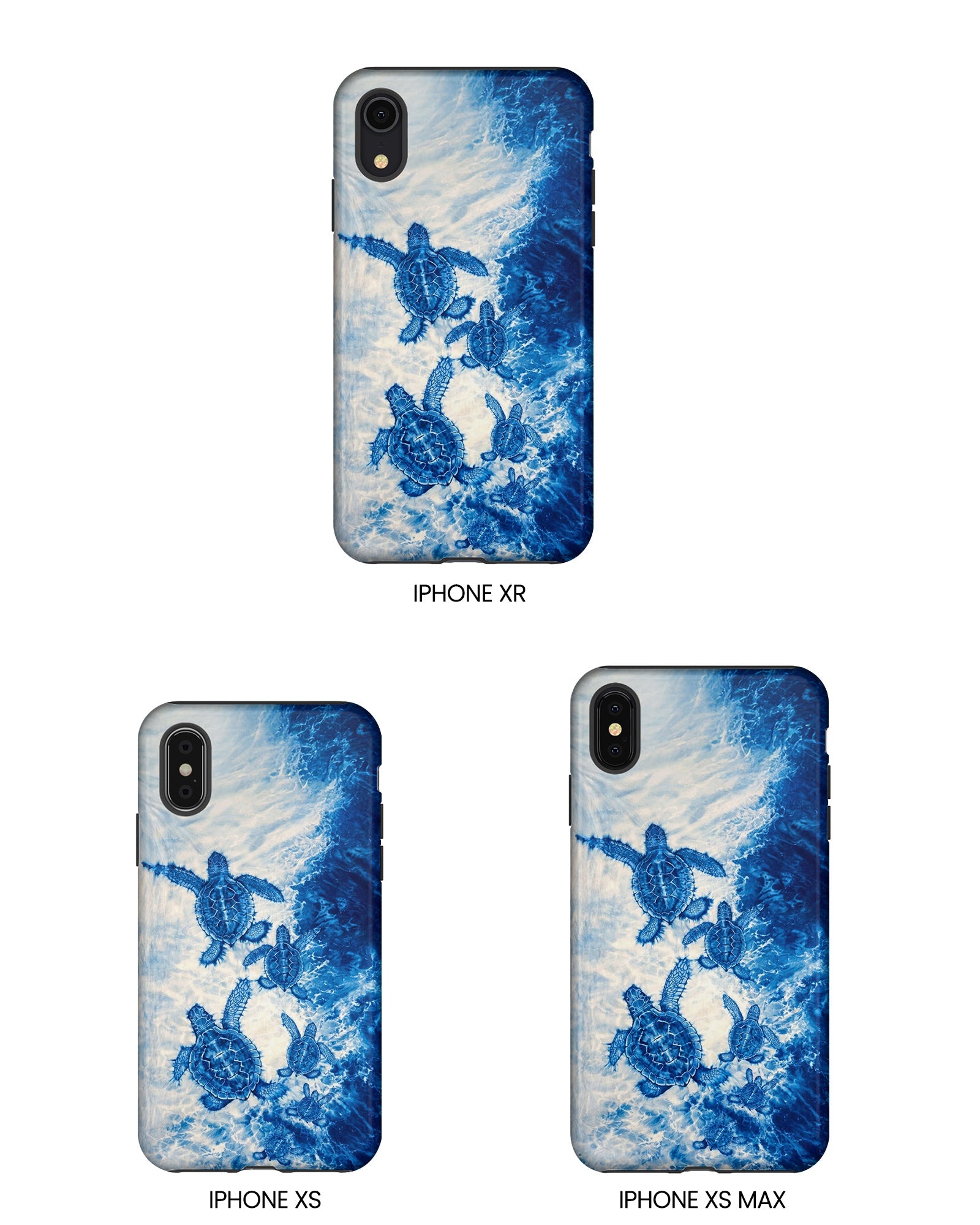 SEA TURTLE FAMILY WAVES PHONE CASE  - TLTW1704264
