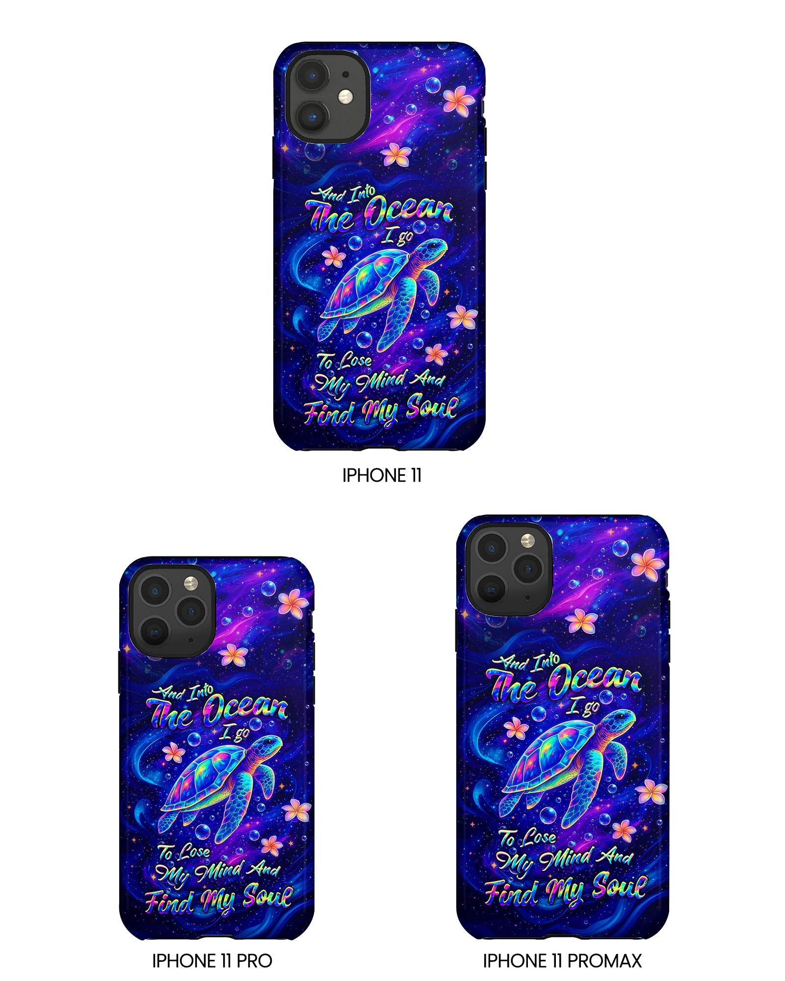 AND INTO THE OCEAN I GO TURTLE PHONE CASE  - TLHG1504262