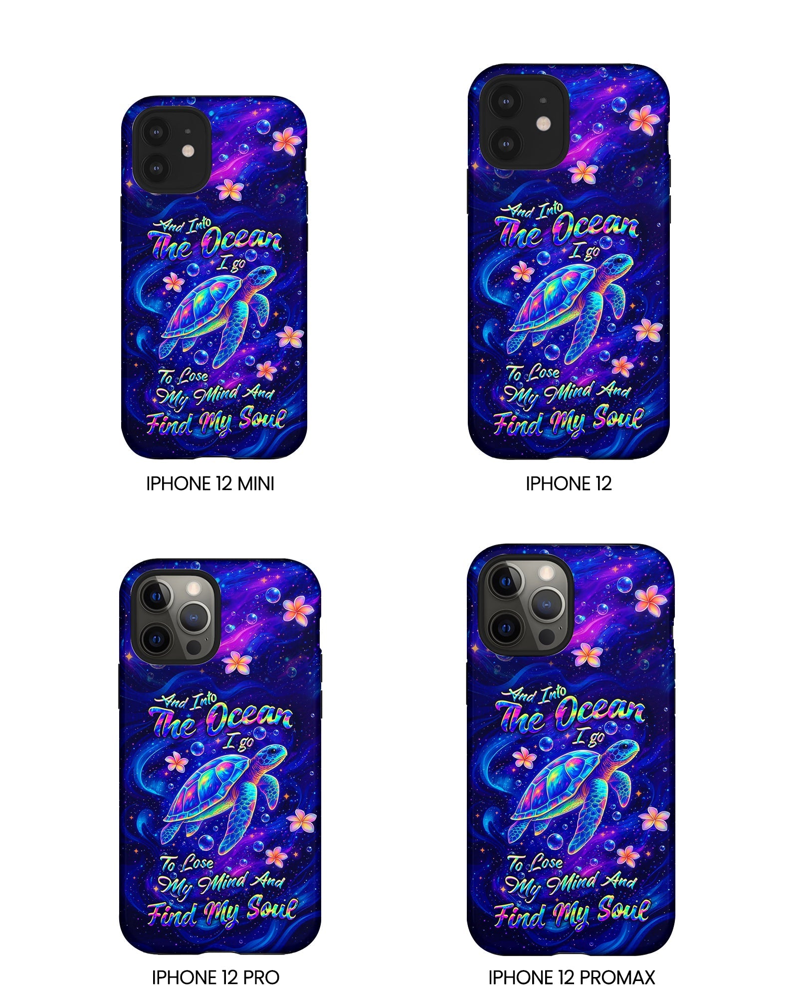 AND INTO THE OCEAN I GO TURTLE PHONE CASE  - TLHG1504262