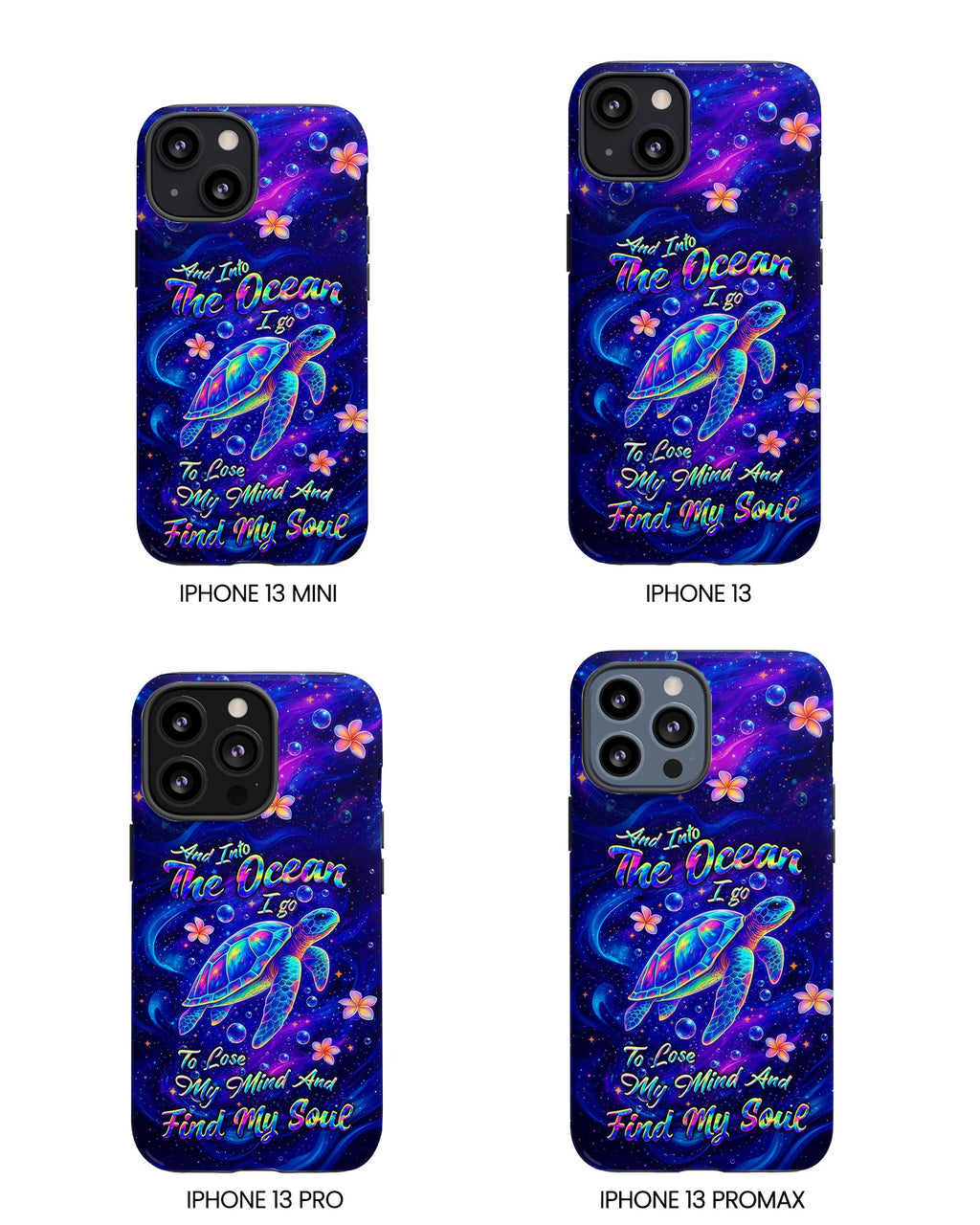 AND INTO THE OCEAN I GO TURTLE PHONE CASE  - TLHG1504262