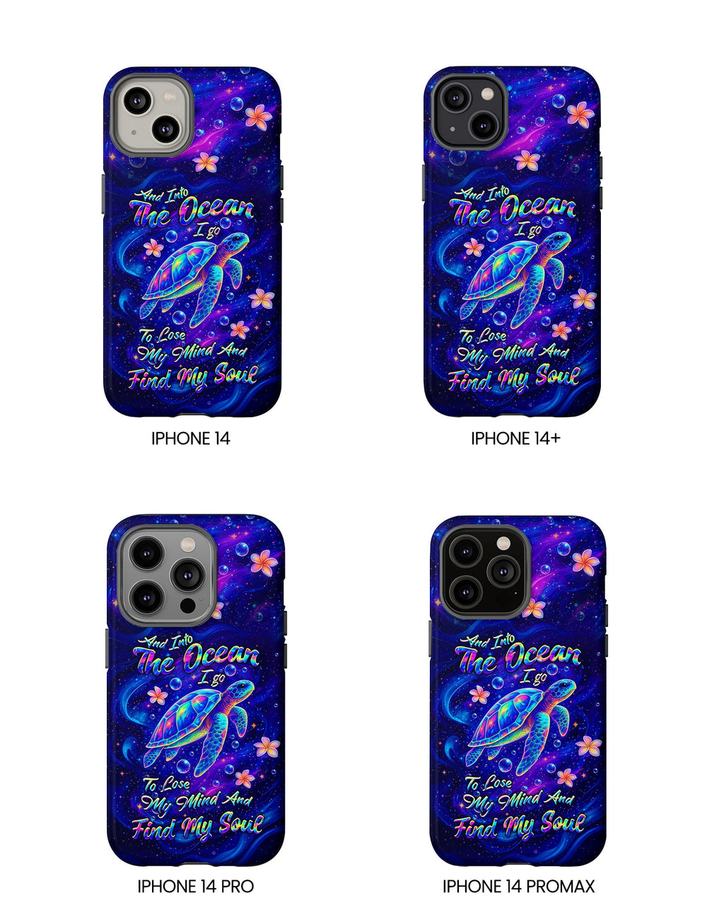 AND INTO THE OCEAN I GO TURTLE PHONE CASE  - TLHG1504262