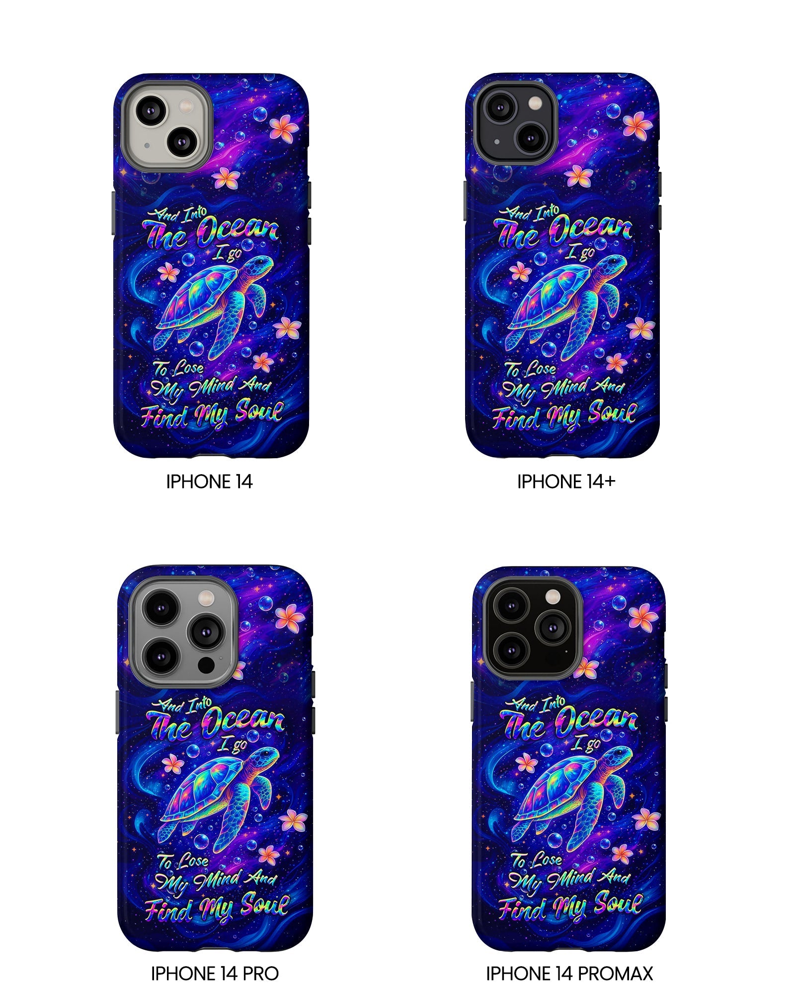 AND INTO THE OCEAN I GO TURTLE PHONE CASE  - TLHG1504262