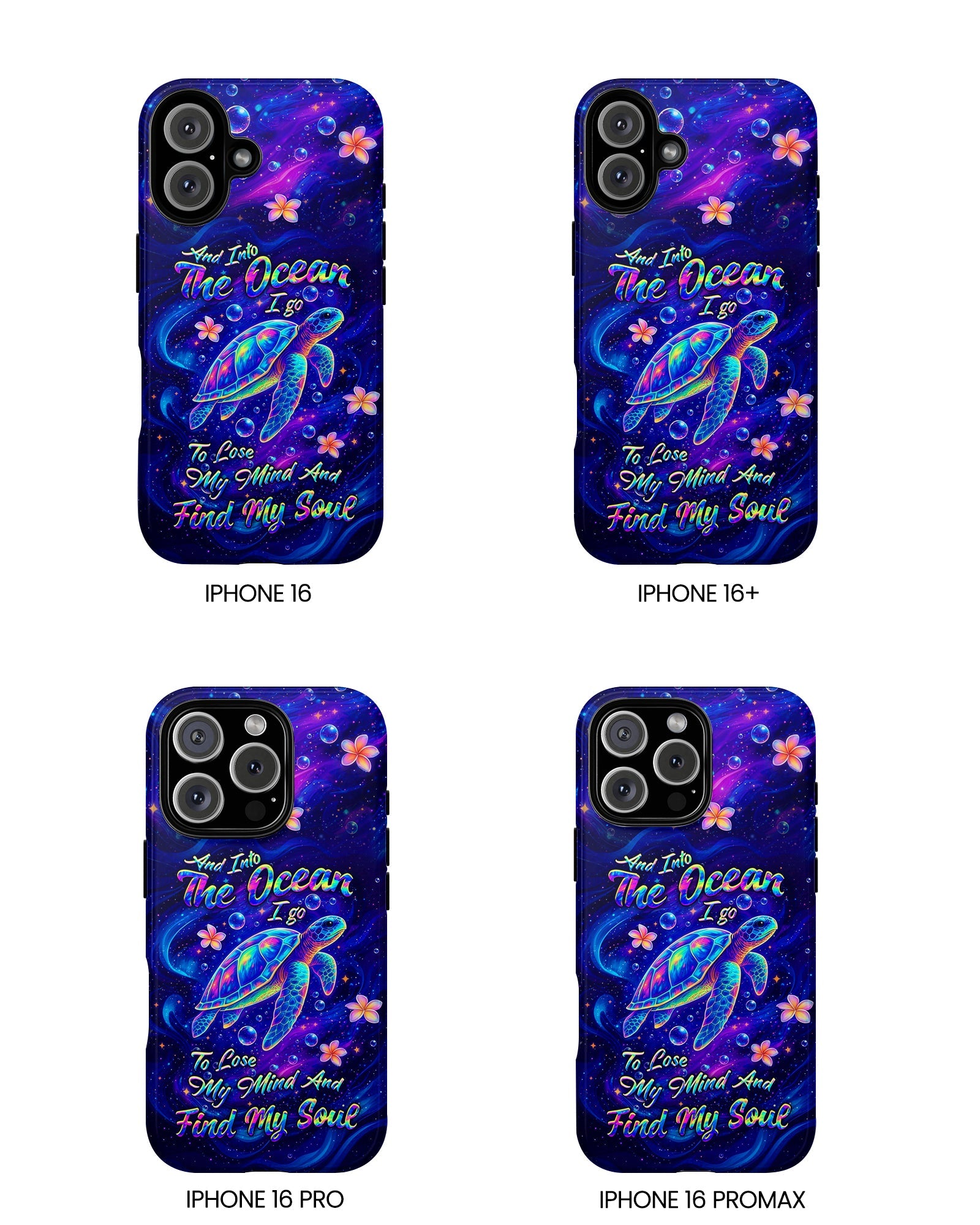 AND INTO THE OCEAN I GO TURTLE PHONE CASE  - TLHG1504262