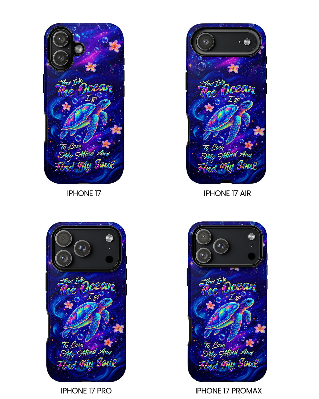 AND INTO THE OCEAN I GO TURTLE PHONE CASE  - TLHG1504262