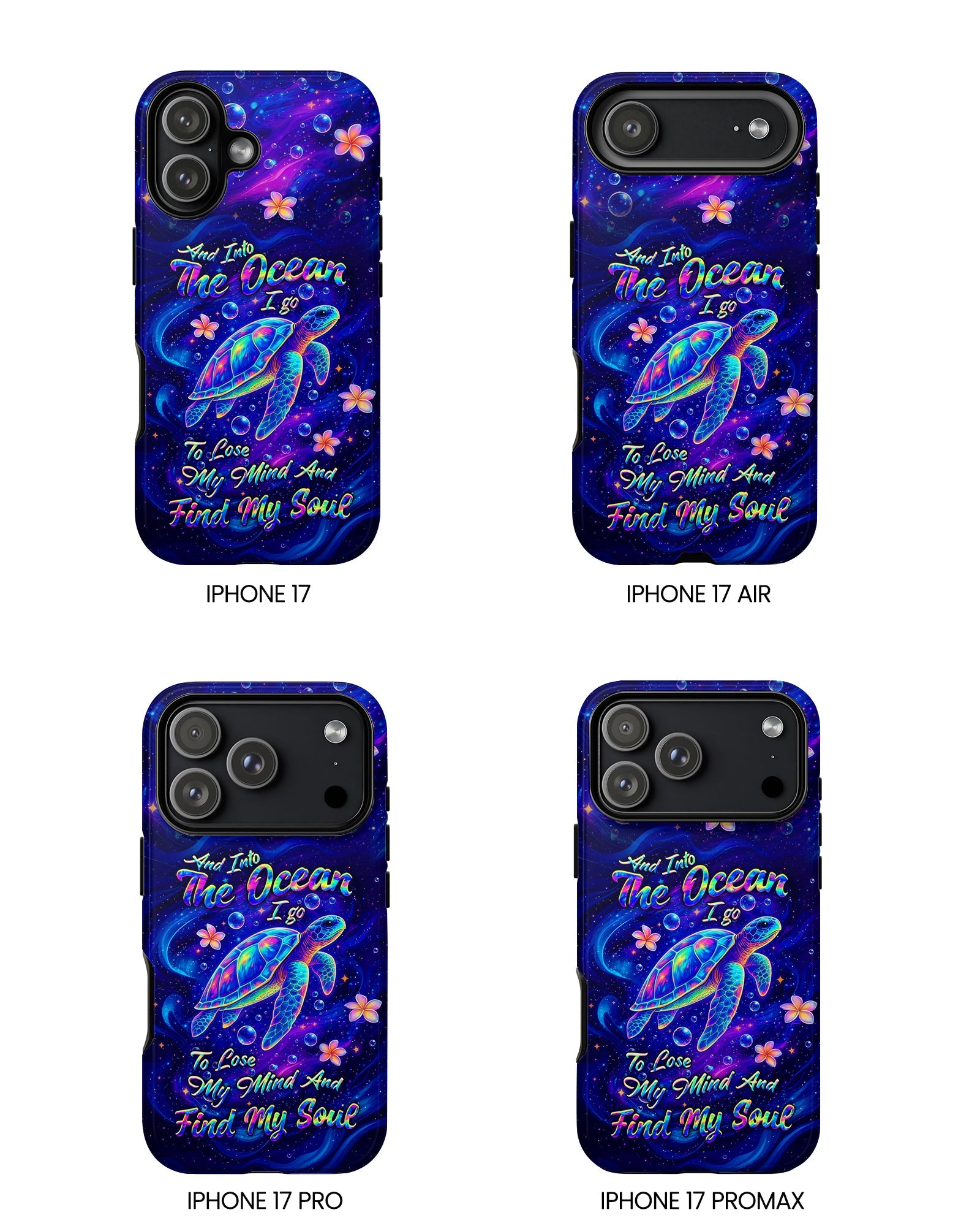 AND INTO THE OCEAN I GO TURTLE PHONE CASE  - TLHG1504262