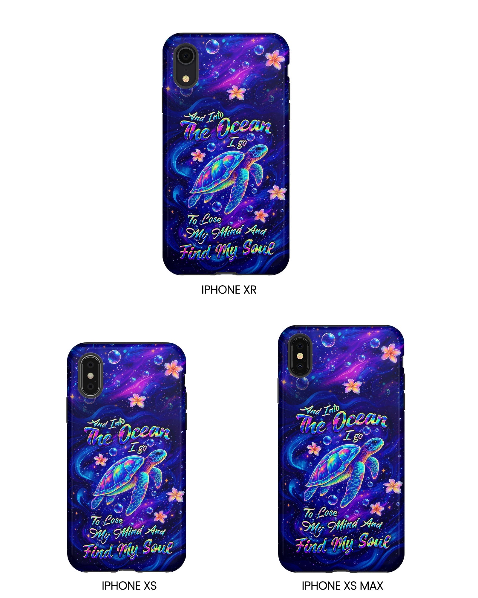 AND INTO THE OCEAN I GO TURTLE PHONE CASE  - TLHG1504262