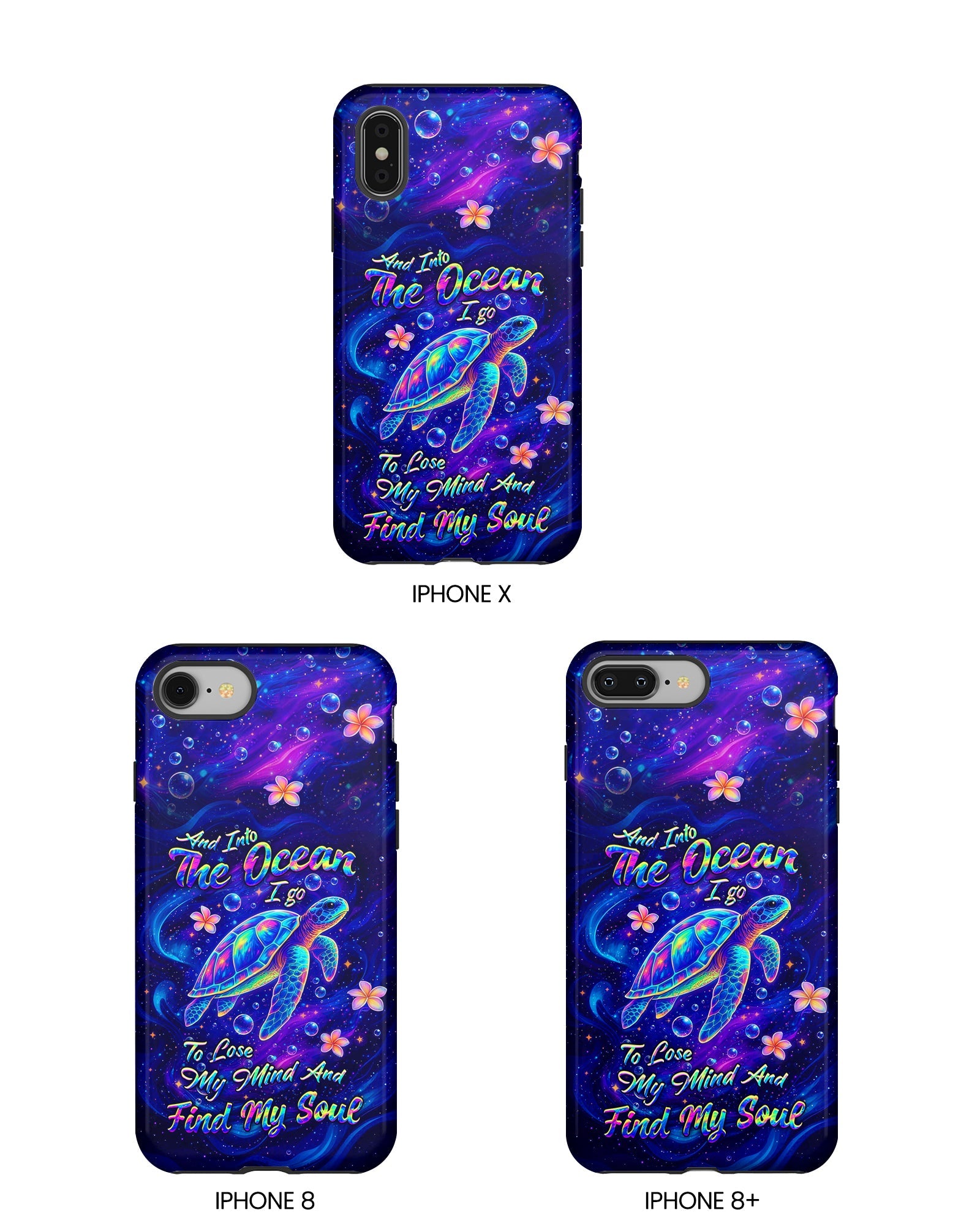 AND INTO THE OCEAN I GO TURTLE PHONE CASE  - TLHG1504262