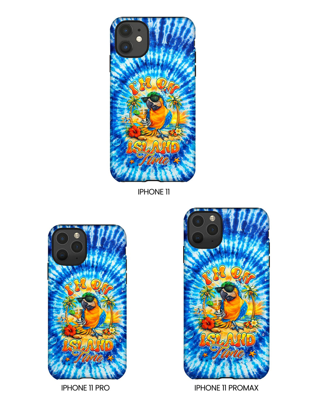 I'M ON ISLAND TIME PARROT  PHONE CASE  - TLHG1604261