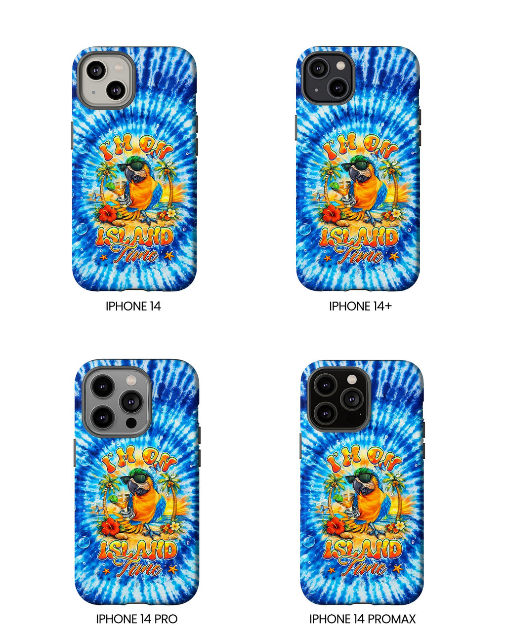 I'M ON ISLAND TIME PARROT  PHONE CASE  - TLHG1604261