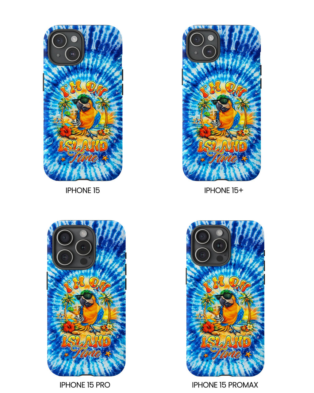 I'M ON ISLAND TIME PARROT  PHONE CASE  - TLHG1604261
