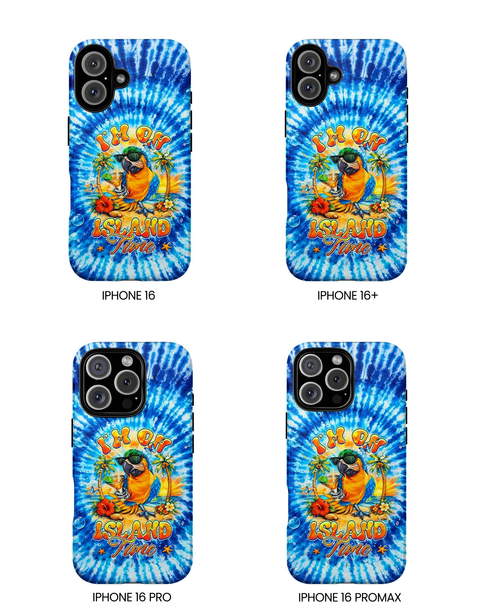 I'M ON ISLAND TIME PARROT  PHONE CASE  - TLHG1604261