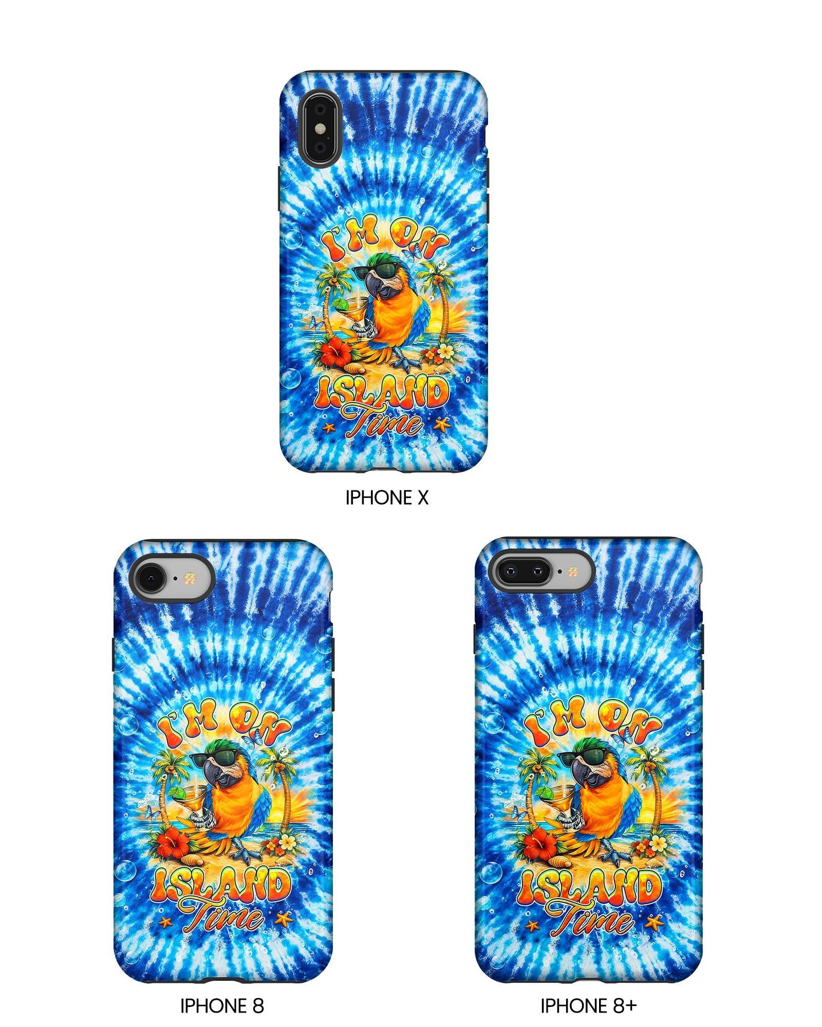 I'M ON ISLAND TIME PARROT  PHONE CASE  - TLHG1604261