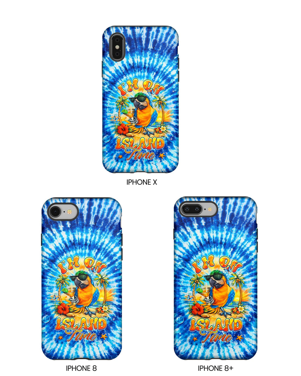 I'M ON ISLAND TIME PARROT  PHONE CASE  - TLHG1604261