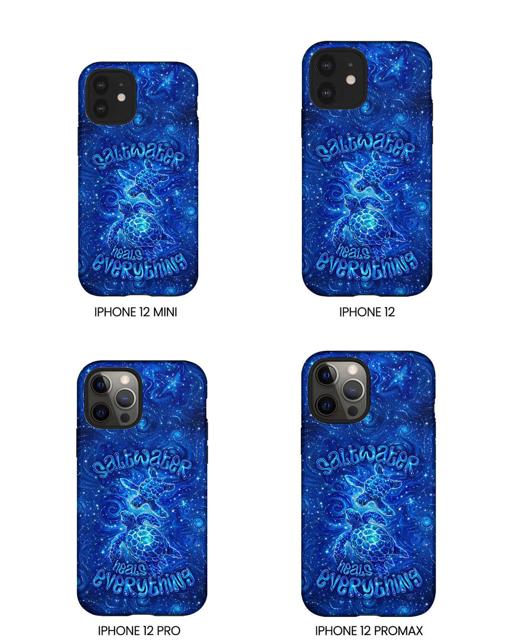 SALTWATER HEALS EVERYTHING TURTLE PHONE CASE  - TLNO2304261