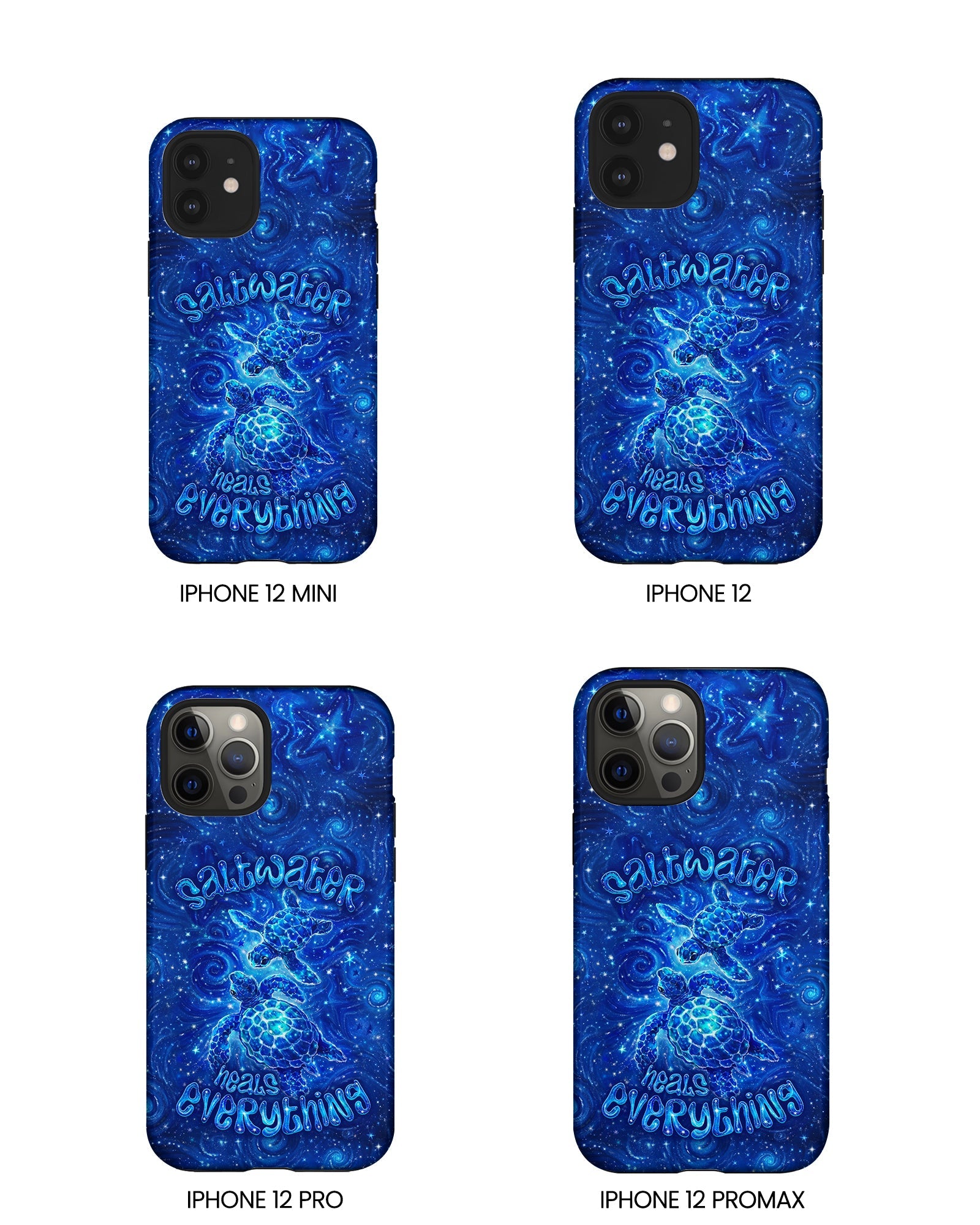 SALTWATER HEALS EVERYTHING TURTLE PHONE CASE  - TLNO2304261