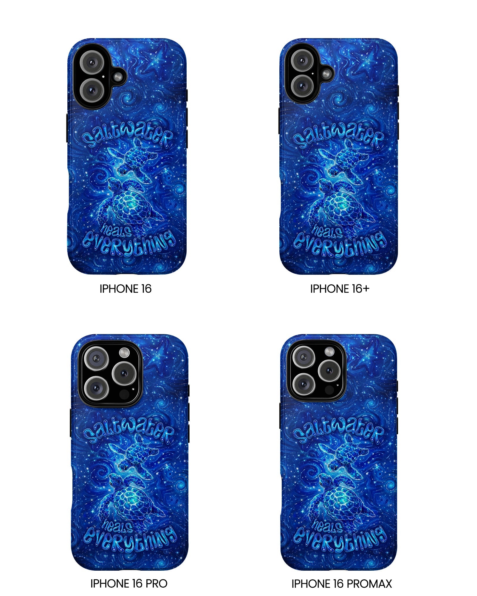 SALTWATER HEALS EVERYTHING TURTLE PHONE CASE  - TLNO2304261