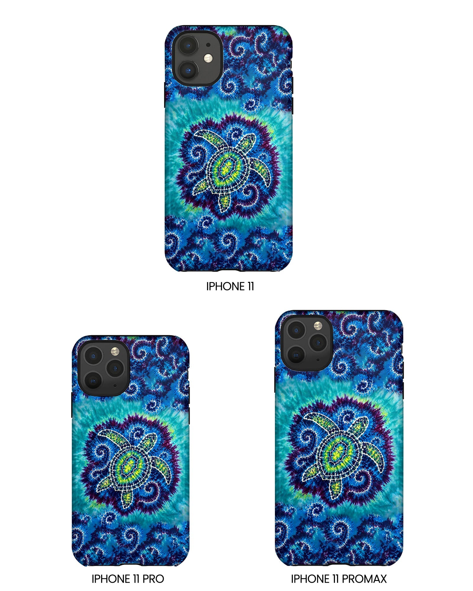 SEA TURTLE WAVES SWIRL PHONE CASE - TLHG1206264