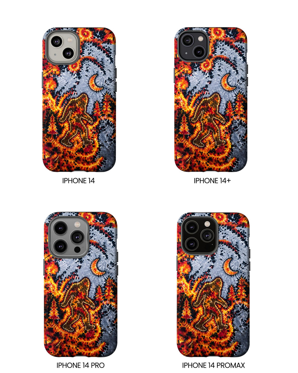 BIGFOOT IN FOREST CRESCENT MOON PHONE CASE  - TLHG2805264