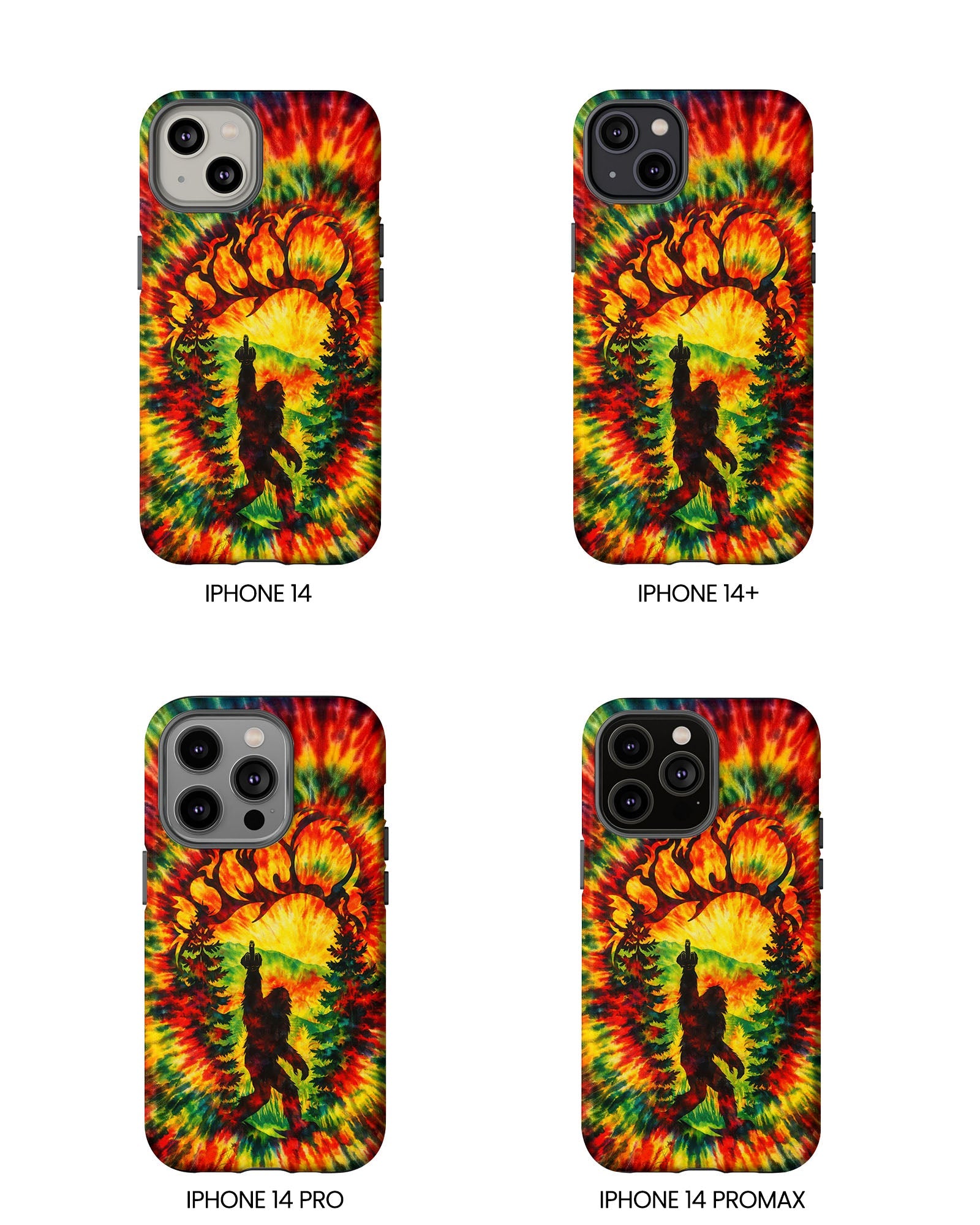 BIGFOOT FOOTPRINT SWIRL  PHONE CASE  - TLTW2605262