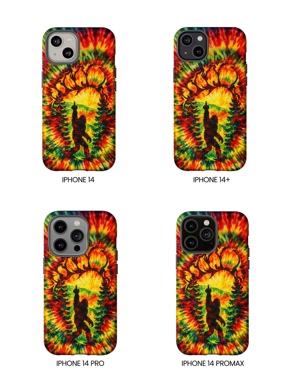 BIGFOOT FOOTPRINT SWIRL  PHONE CASE  - TLTW2605262