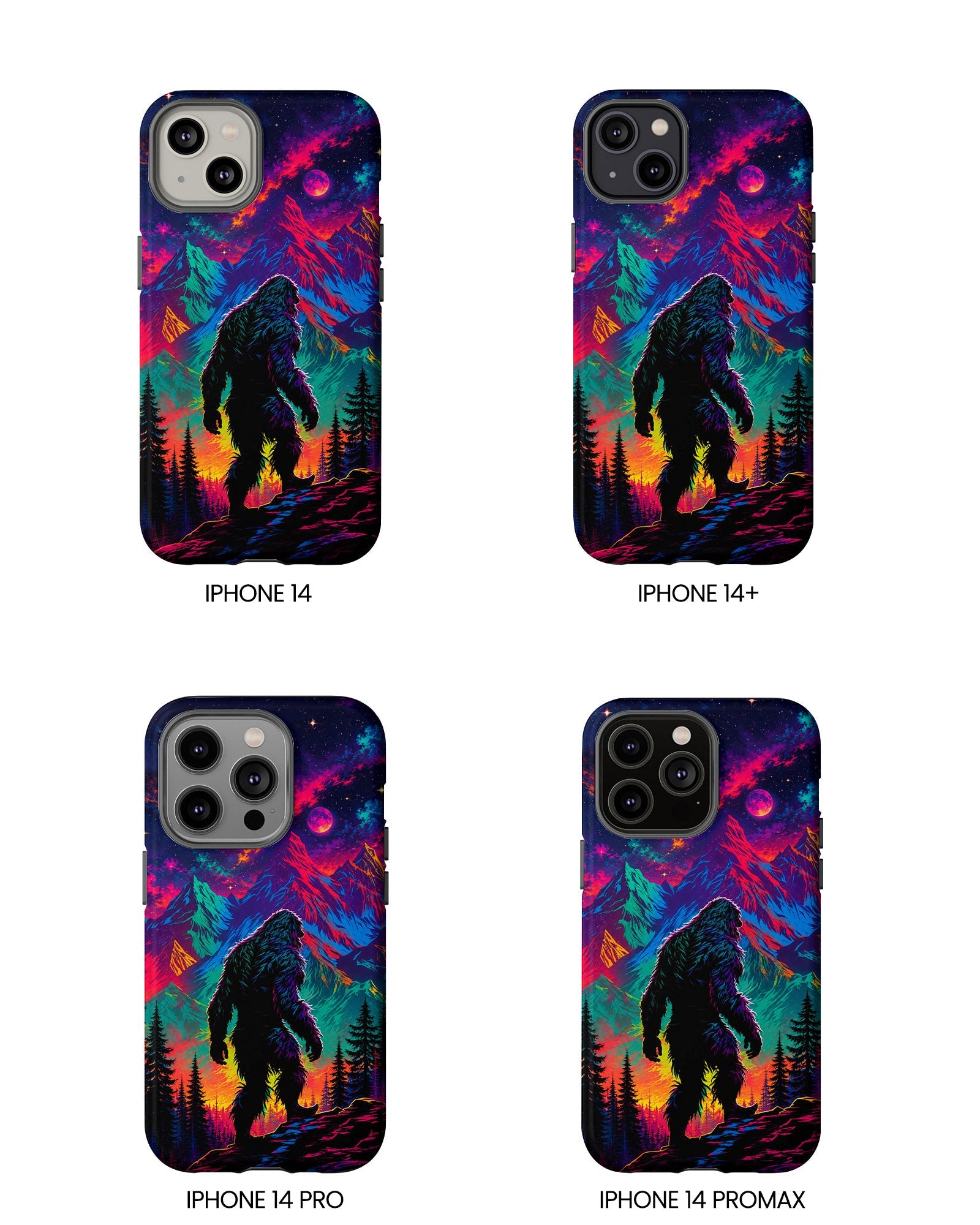 NEON WILDERNESS BIGFOOT PHONE CASE   - TLHN1905264