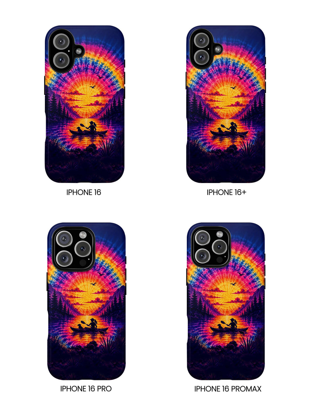 KAYAK LAKE DAY WITH DOG SUNSET PHONE CASE - TLHG2406262