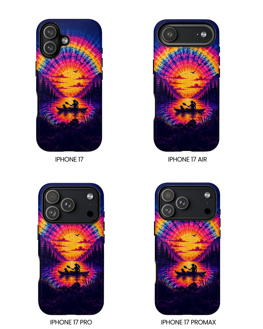 KAYAK LAKE DAY WITH DOG SUNSET PHONE CASE - TLHG2406262