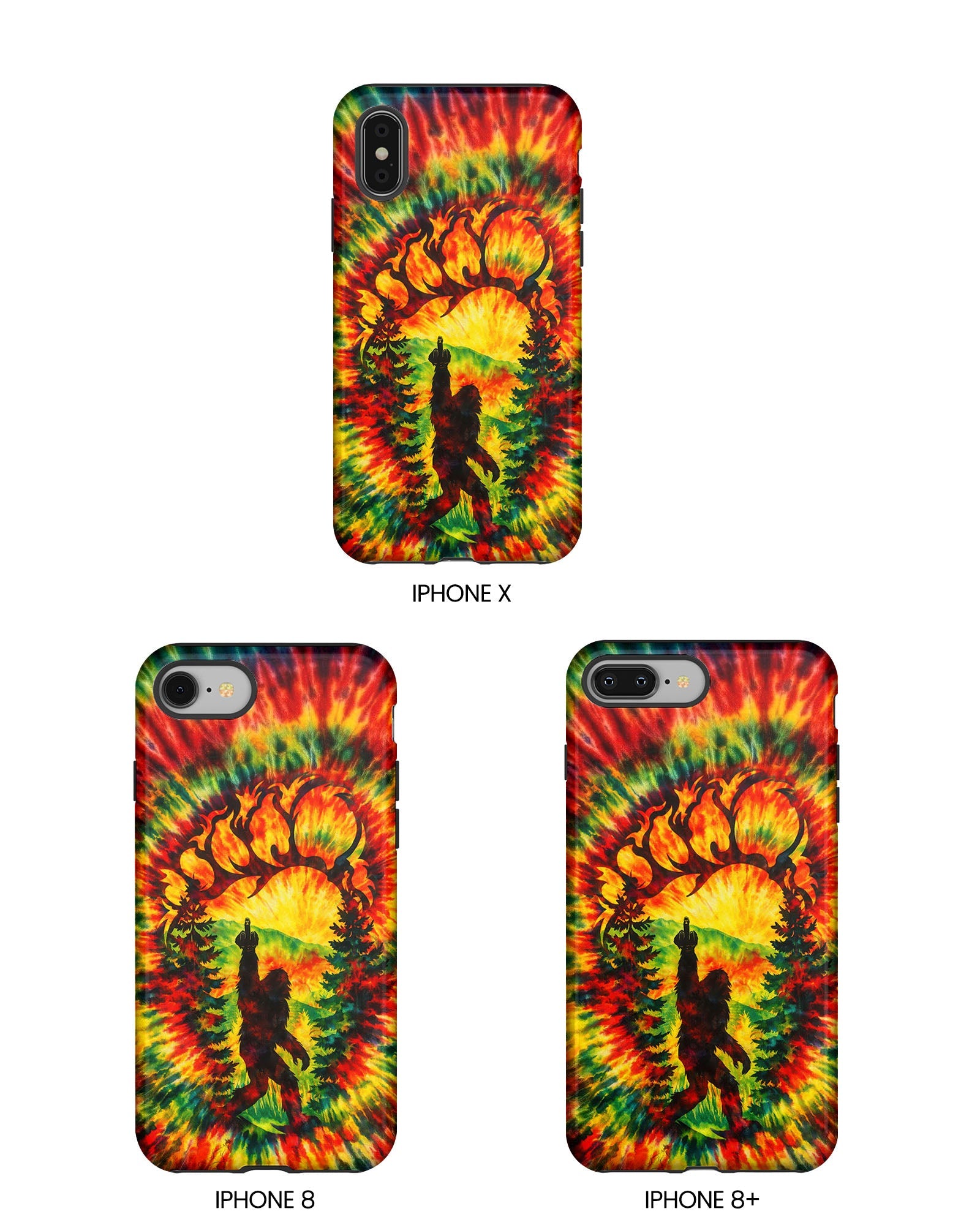 BIGFOOT FOOTPRINT SWIRL  PHONE CASE  - TLTW2605262