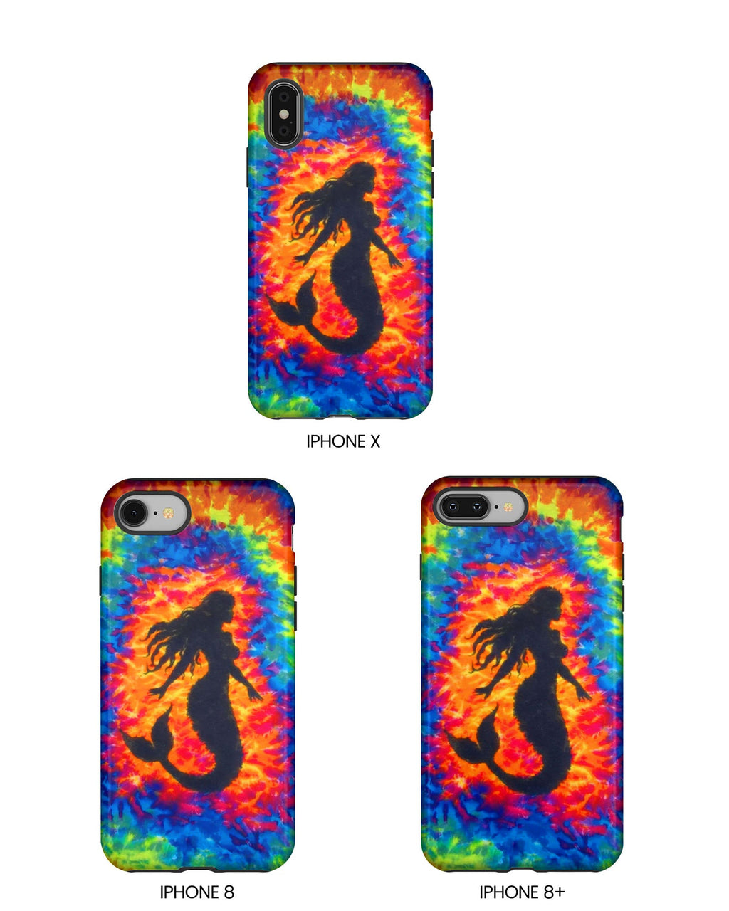 MERMAID COLORFUL SWIRL PHONE CASE  - TLTW2105264