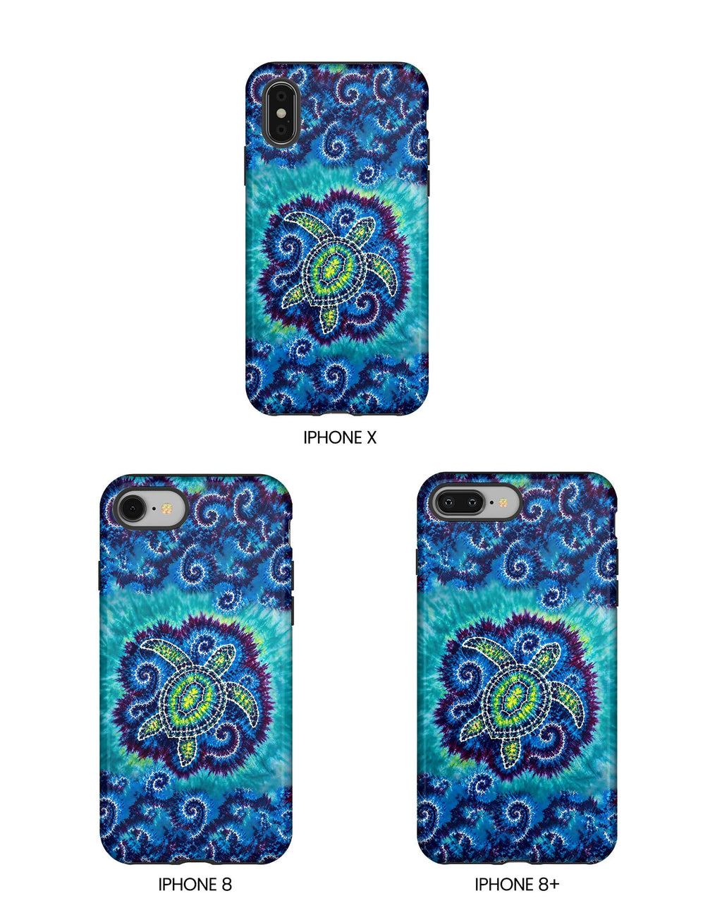 SEA TURTLE WAVES SWIRL PHONE CASE - TLHG1206264