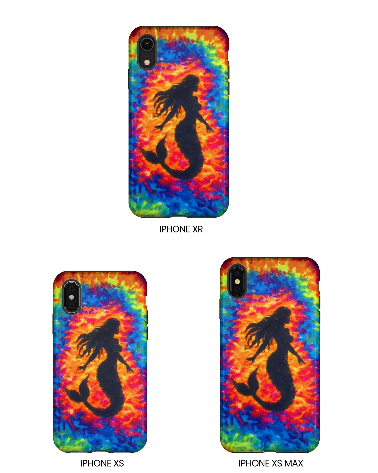 MERMAID COLORFUL SWIRL PHONE CASE  - TLTW2105264