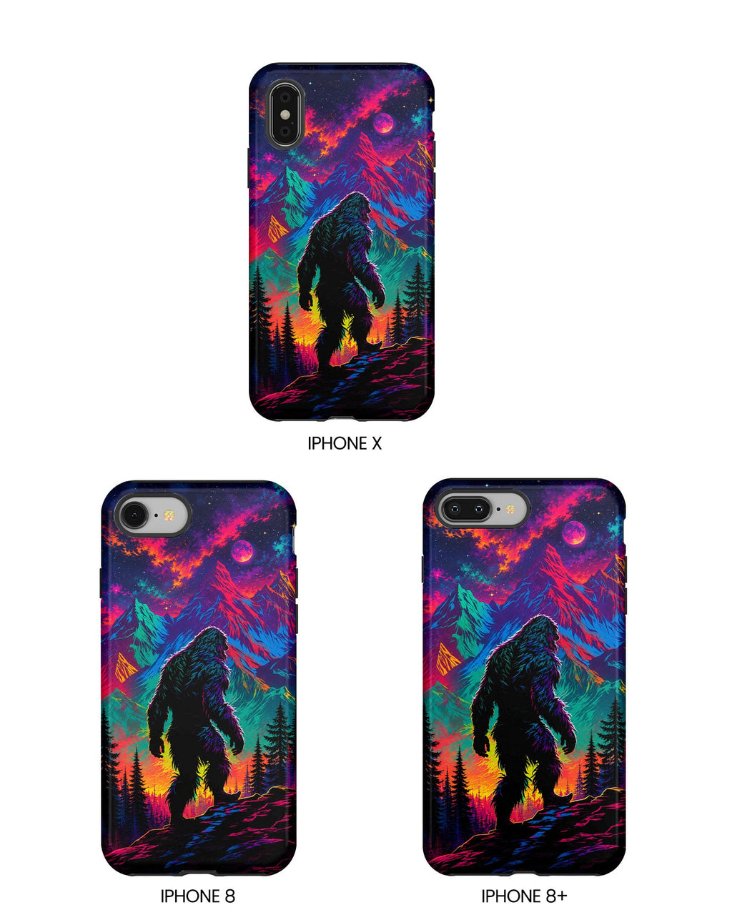 NEON WILDERNESS BIGFOOT PHONE CASE   - TLHN1905264