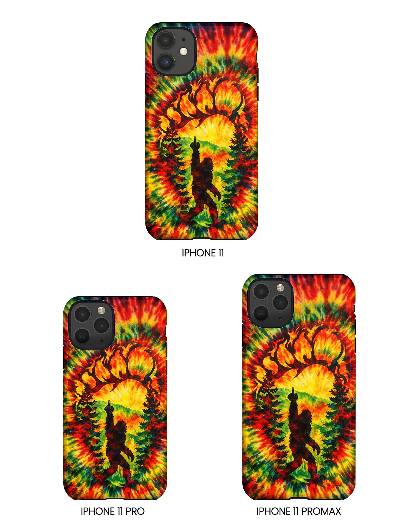 BIGFOOT FOOTPRINT SWIRL  PHONE CASE  - TLTW2605262