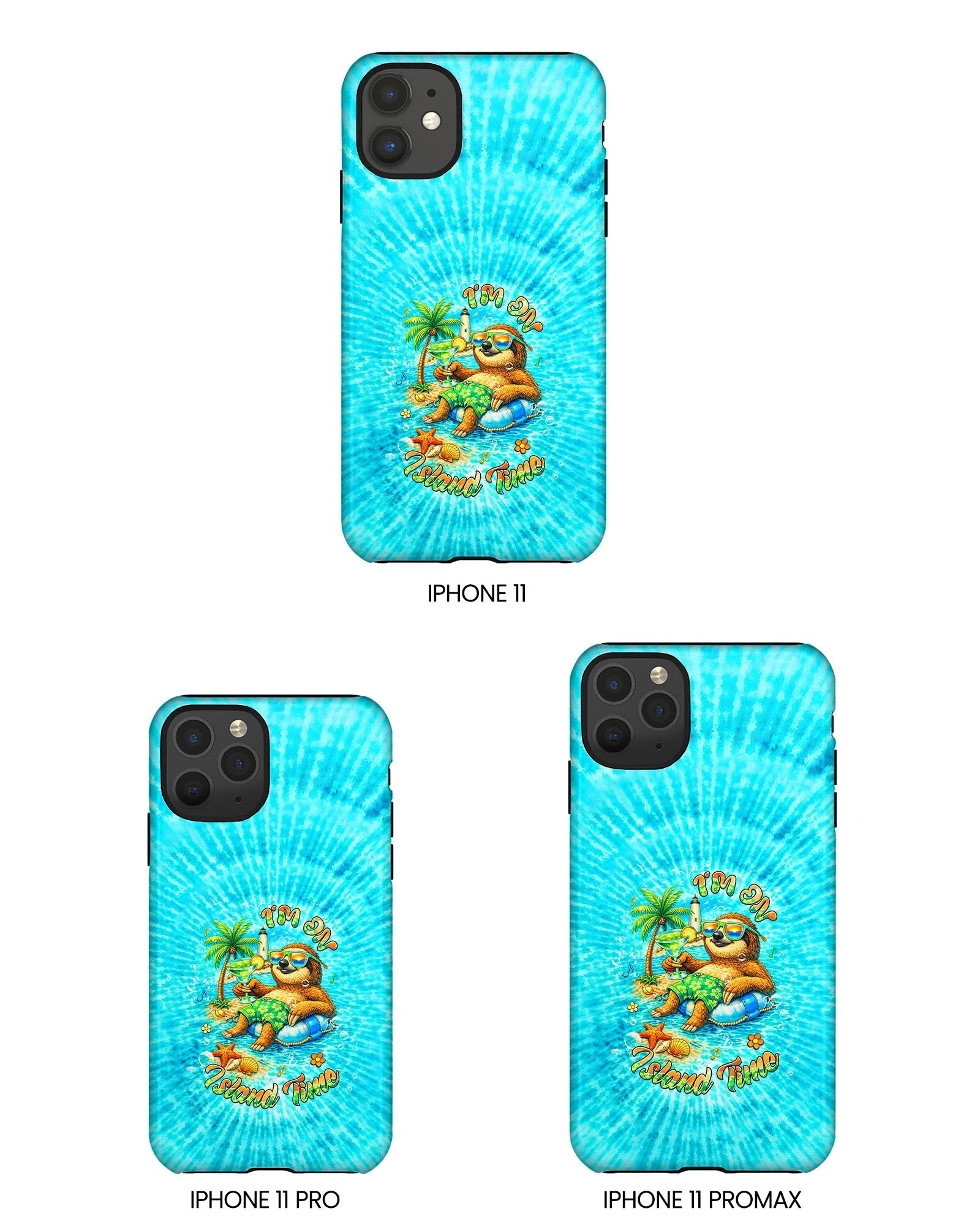 I'M ON ISLAND TIME SLOTH   PHONE CASE  - TLHG1205264