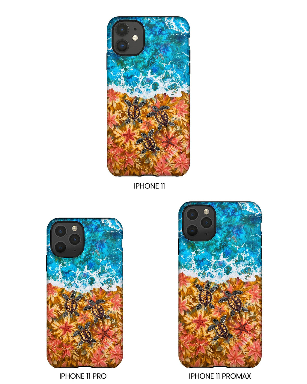 SEA TURTLE SALTY WAVES PHONE CASE  - TLHG1405264