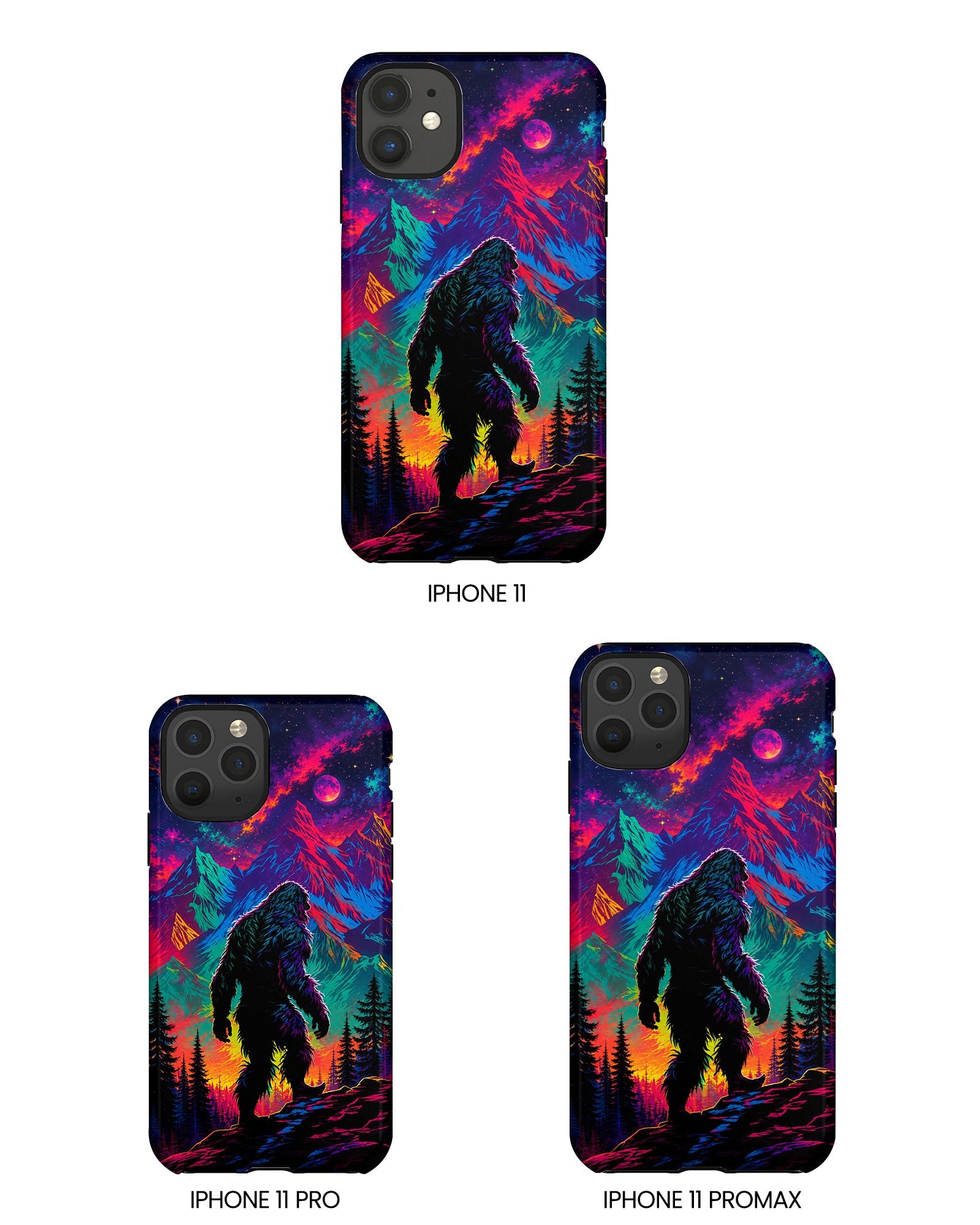 NEON WILDERNESS BIGFOOT PHONE CASE   - TLHN1905264