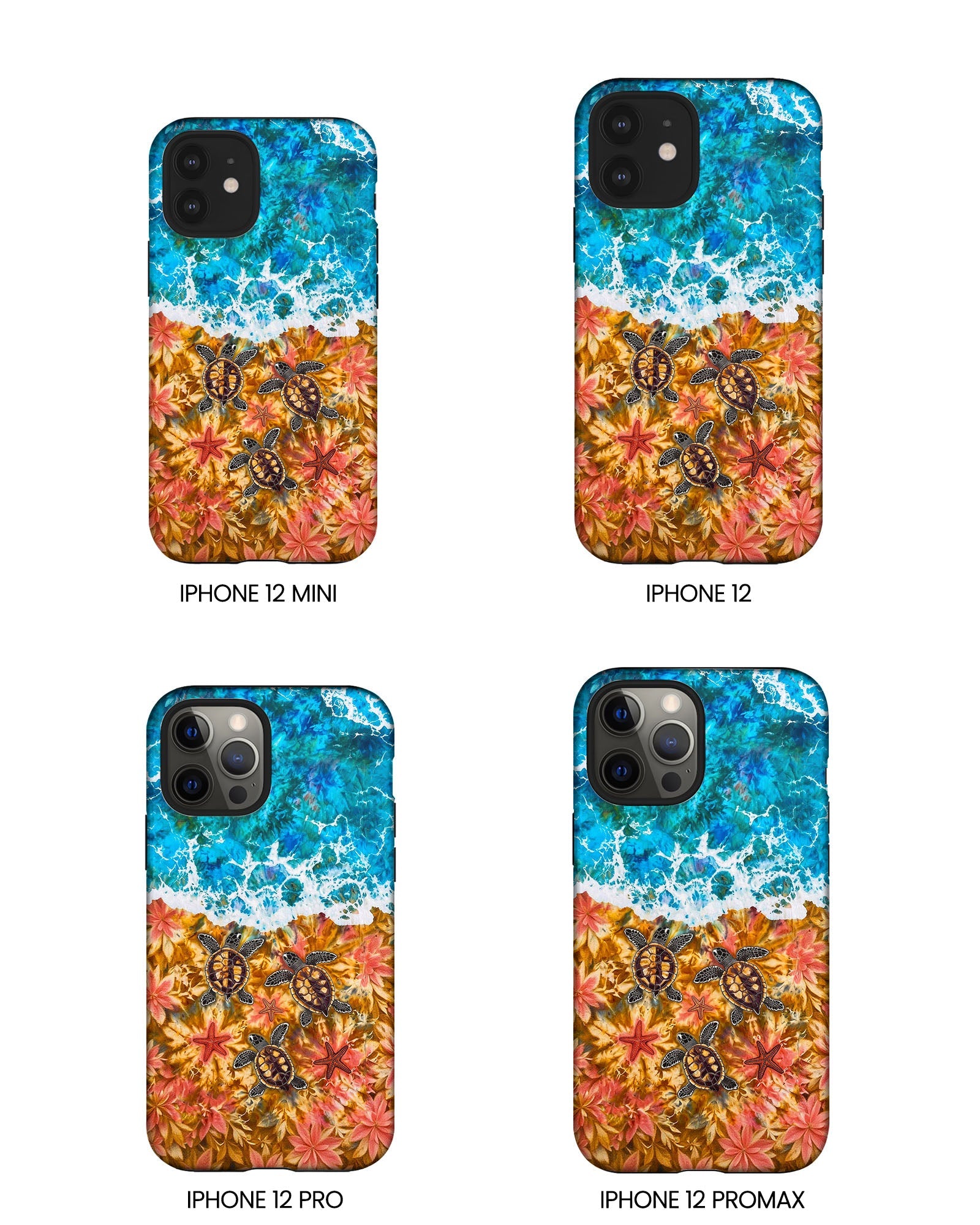 SEA TURTLE SALTY WAVES PHONE CASE  - TLHG1405264