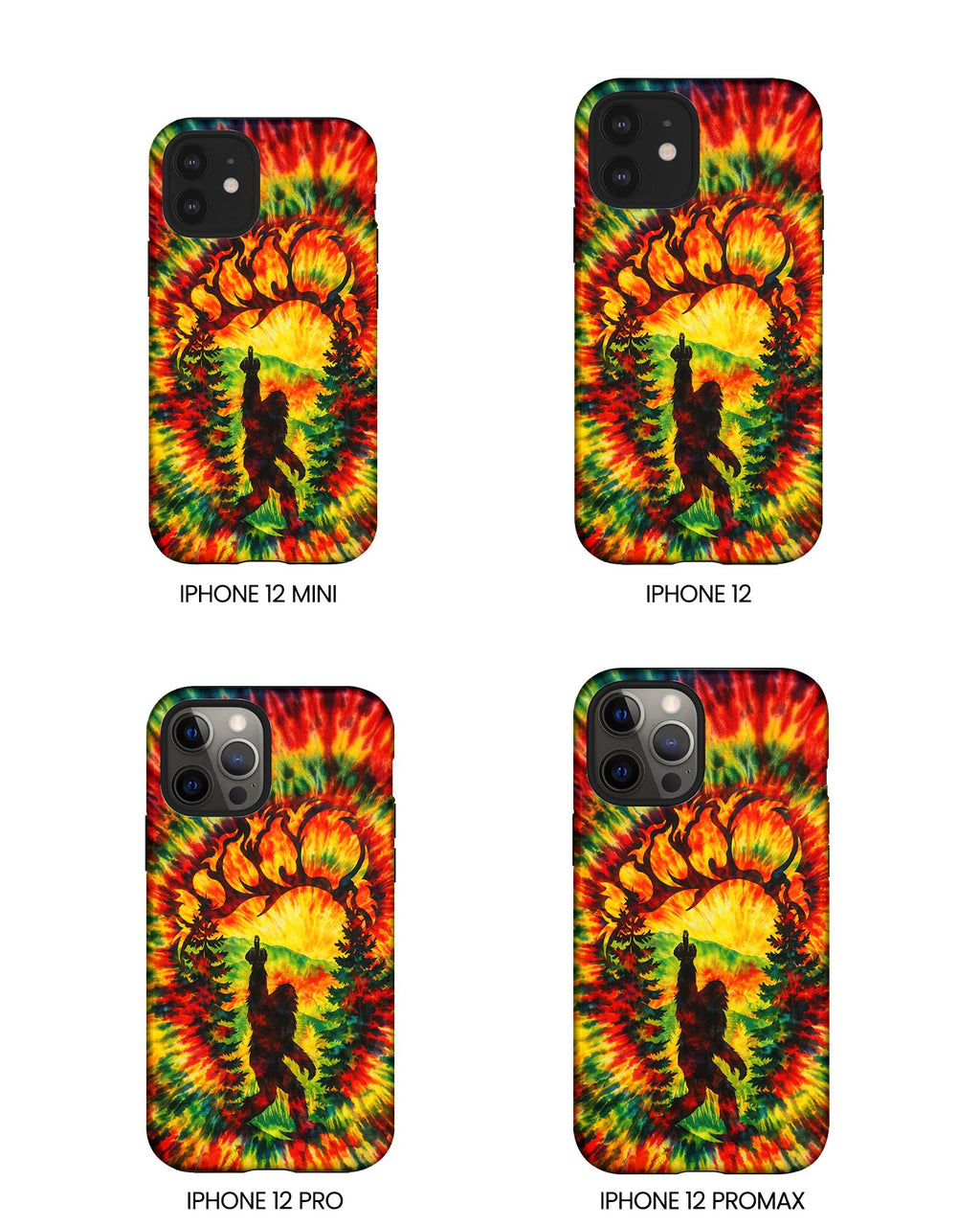 BIGFOOT FOOTPRINT SWIRL  PHONE CASE  - TLTW2605262