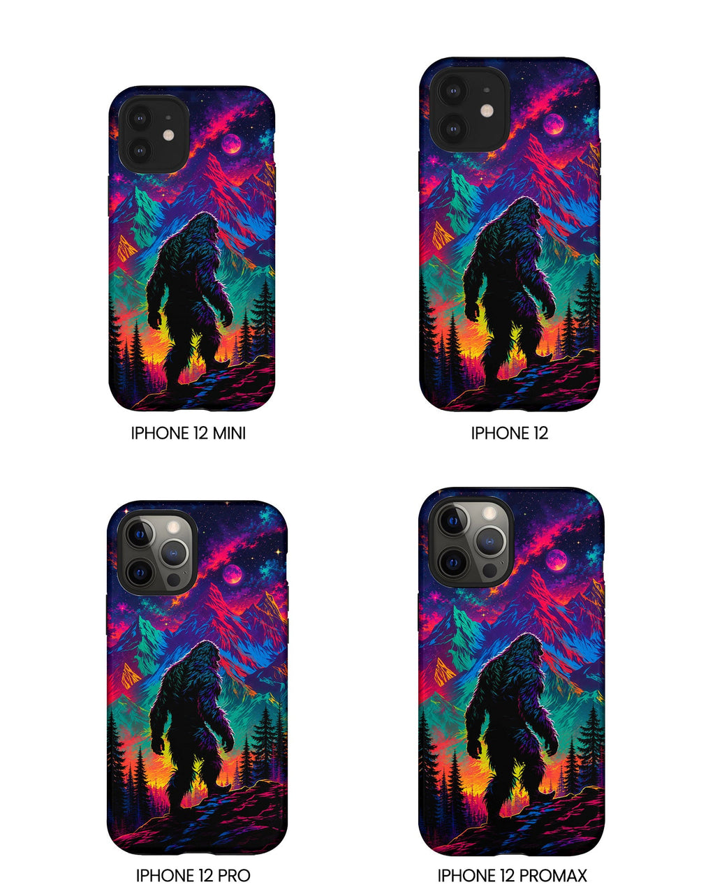 NEON WILDERNESS BIGFOOT PHONE CASE   - TLHN1905264