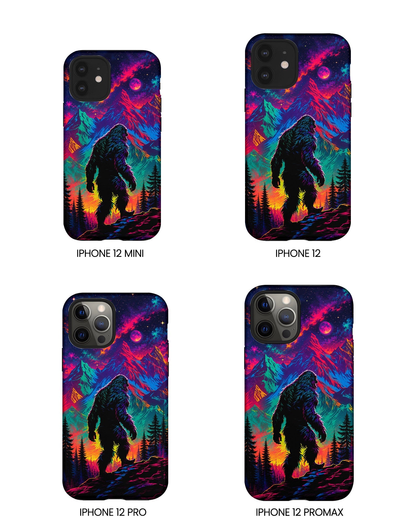NEON WILDERNESS BIGFOOT PHONE CASE   - TLHN1905264