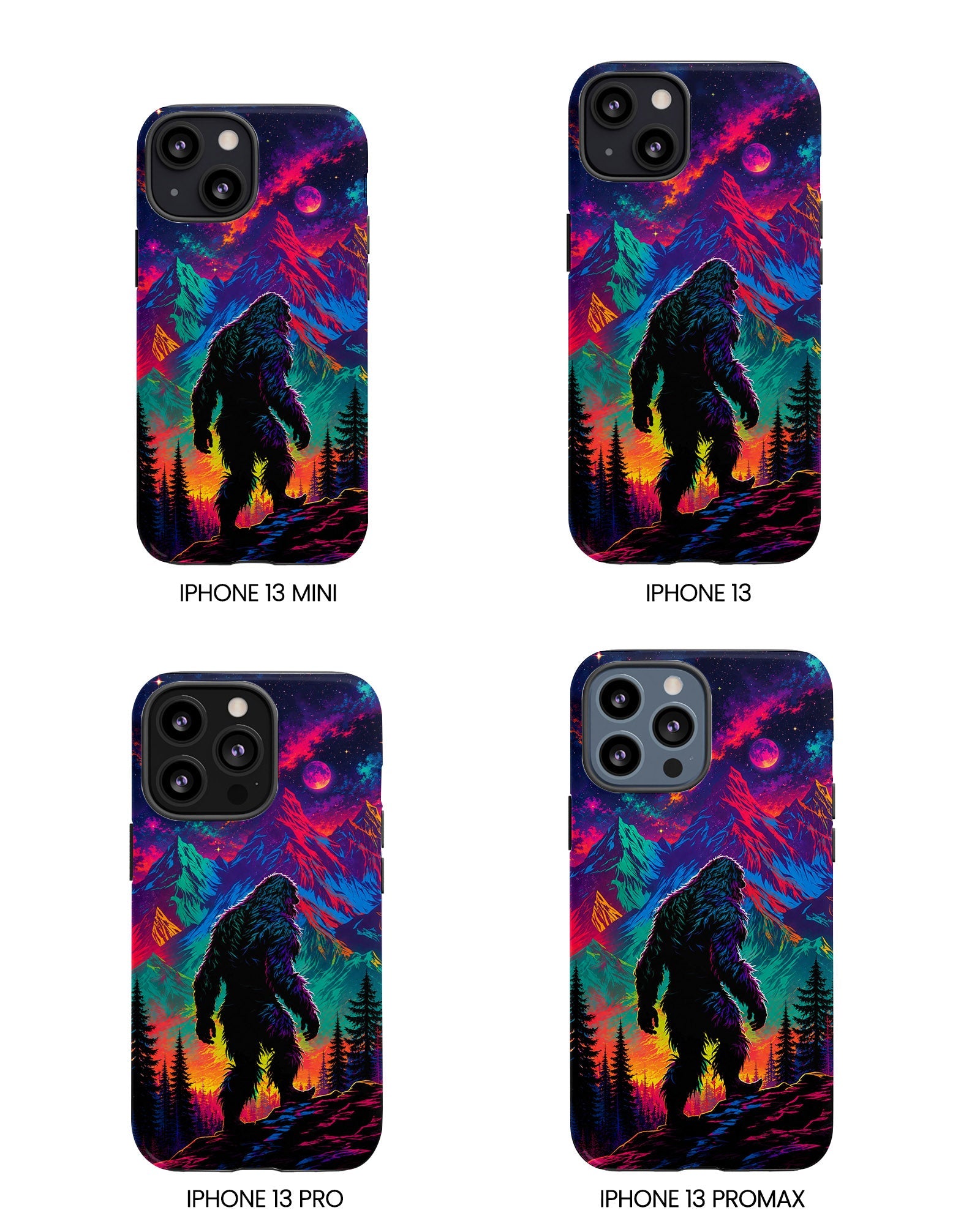 NEON WILDERNESS BIGFOOT PHONE CASE   - TLHN1905264