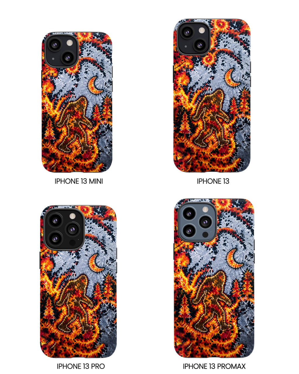 BIGFOOT IN FOREST CRESCENT MOON PHONE CASE  - TLHG2805264