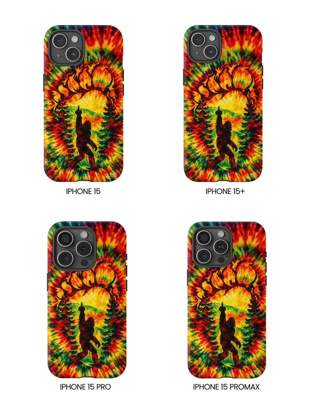 BIGFOOT FOOTPRINT SWIRL  PHONE CASE  - TLTW2605262